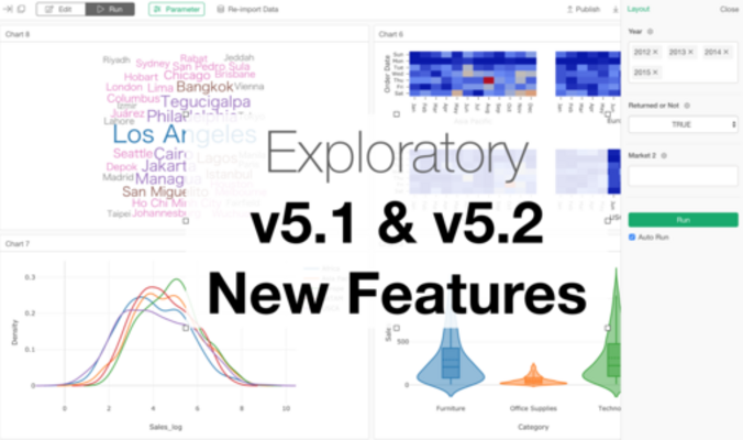 #7 - Introducing Exploratory v5.1 & v5.2 New Features